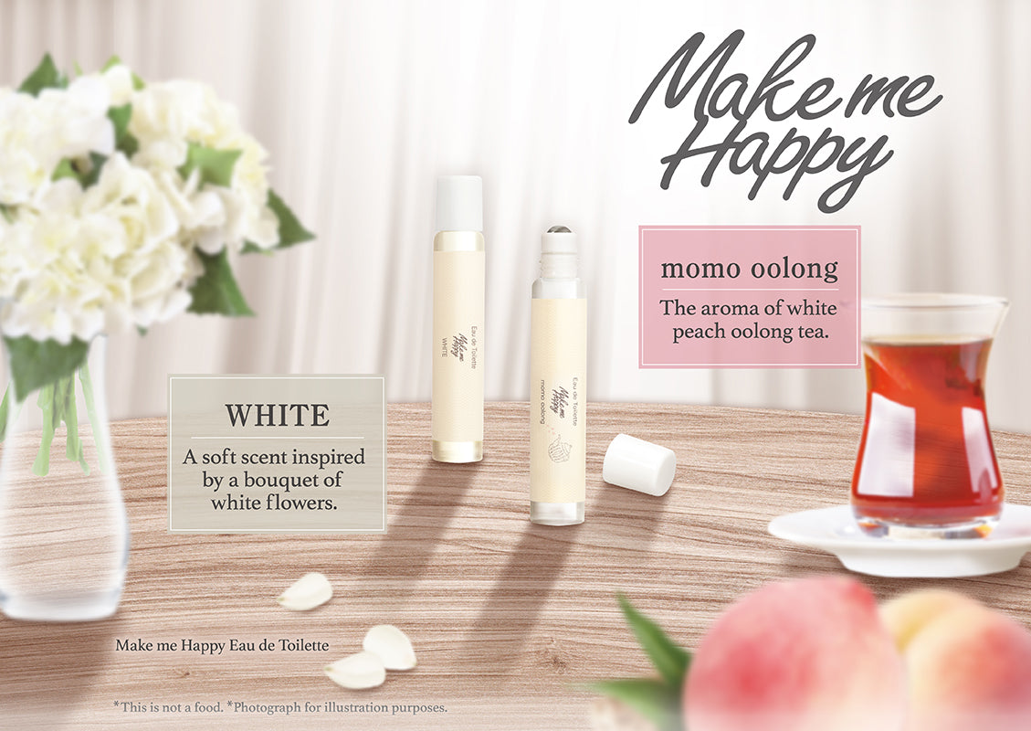 Make me Happy WHITE×momo oolong🌼🍑